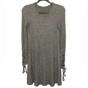 AMERICAN EAGLE OUTFITTERS Soft Sexy Plush Gray Sweater Dress
